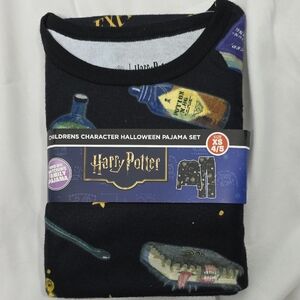 Warner Bros. Harry Potter Black Pajama Set Kids XS Size 4/5